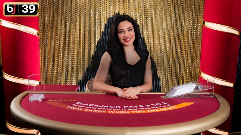 Cách đánh bài Blackjack cùng Dealer xinh đẹp tại nhà cái BJ39